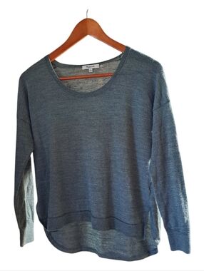 Madewell Green Merino Wool Blend Long Sleeve Scoop Neck Small